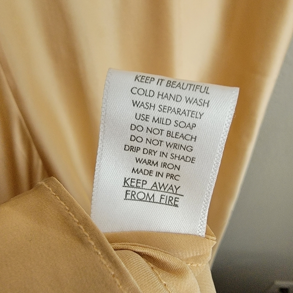 Ginia Silk Slip Dress In Mimosa Size Au10 Nwt — image 7 of 8